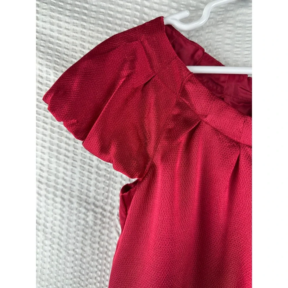 GAP Girl size SMALL 6/7 Red/Burgundy‎ Dress